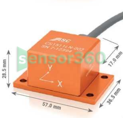 CS-1511LN Dual-axis MEMS capacitive low noise IP67 35g