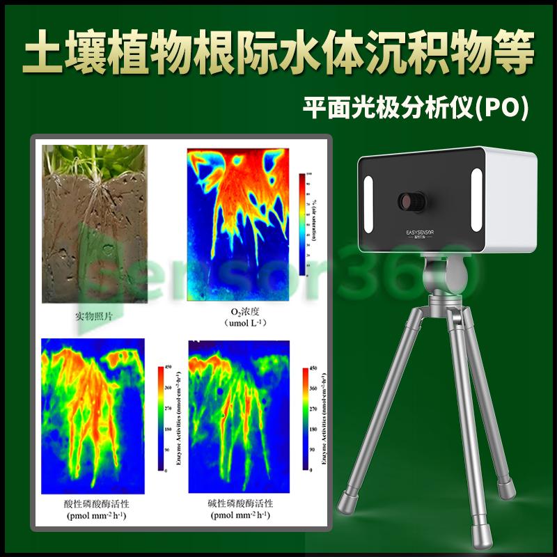 Planar Optoelectrode Analyzer (PO) sediment wetland soil plant rhizosphere water body water micro-interface detection instrument