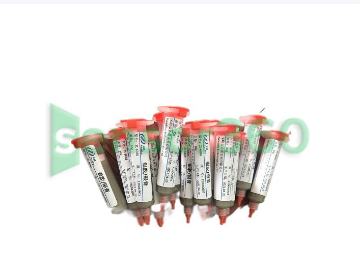 Low temperature conductive silver glue