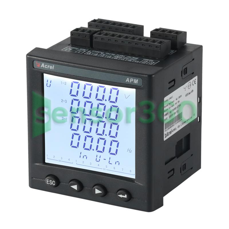 APM810 Ethernet electricity meter, power quality analysis, English display electricity meter