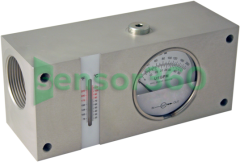 Inline Flow Indicator With Temperature Sensor, FI1500 Series, Up to 100 GPM